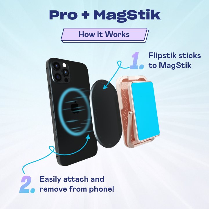 Pro + MagStik Bundle (for iPhone 12+ & MagSafe) - Rose Gold - Pro + MagStik Bundle (for iPhone 12+ & MagSafe) - PROBUNDVG